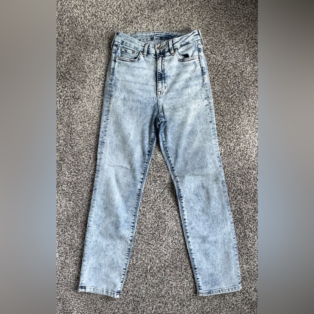 H&M Denim High Waist Slim Jeans